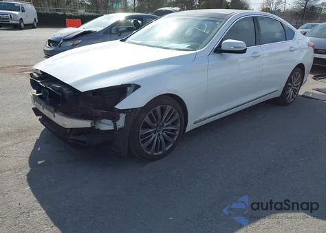2015 Hyundai Genesis 5.0 from USA, damaged, VIN KMHGN4JF2FU052480